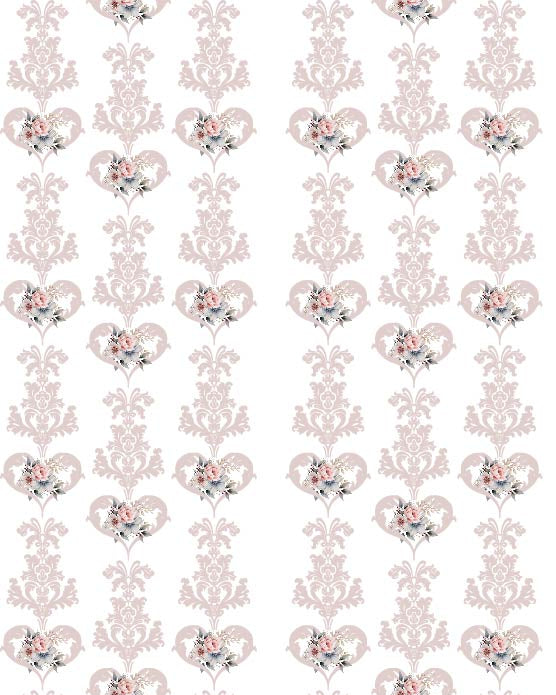 Romantic Damask Rosa Antico