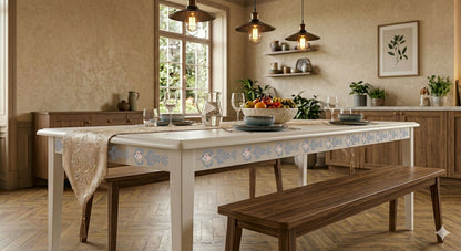 Romantic Damask Blu